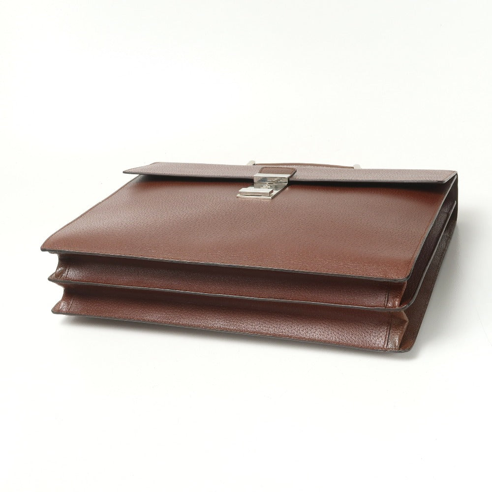 PRADA Briefcase leather Cacao V00214
