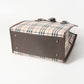 BURBERRY Handbag Leather x nylon canvas Brown beige