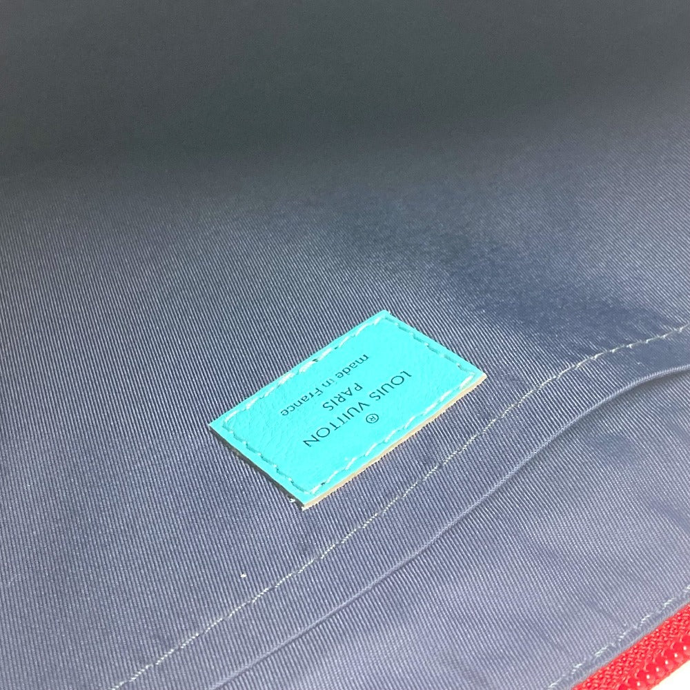 LOUIS VUITTON Clutch bag M63047 Monogram canvas blue monogram pacific Monogram Apollo unisex(Unisex) Used Authentic