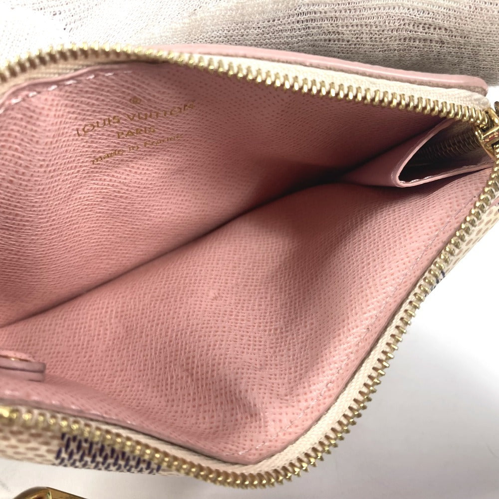 LOUIS VUITTON Coin case N60498　 Damier Azur Canvas gray Damier Azur Porte Cartes Rectove