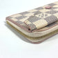 LOUIS VUITTON Coin case N60498　 Damier Azur Canvas gray Damier Azur Porte Cartes Rectove