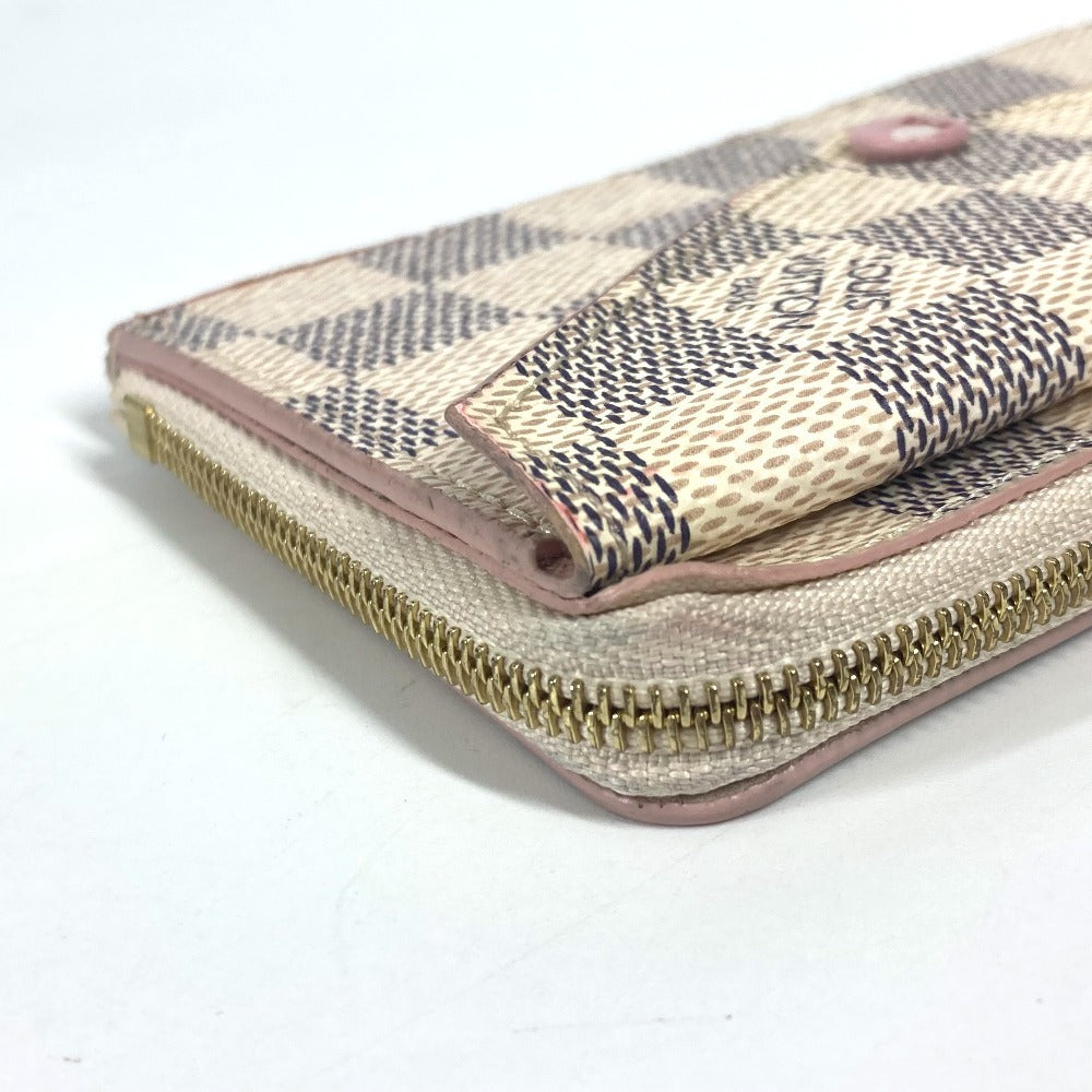 LOUIS VUITTON Coin case N60498　 Damier Azur Canvas gray Damier Azur Porte Cartes Rectove