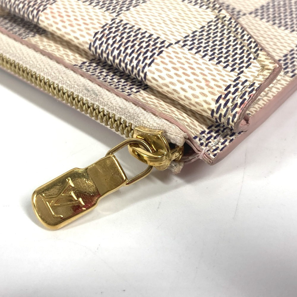 LOUIS VUITTON Coin case N60498　 Damier Azur Canvas gray Damier Azur Porte Cartes Rectove