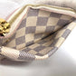 LOUIS VUITTON Coin case N60498　 Damier Azur Canvas gray Damier Azur Porte Cartes Rectove