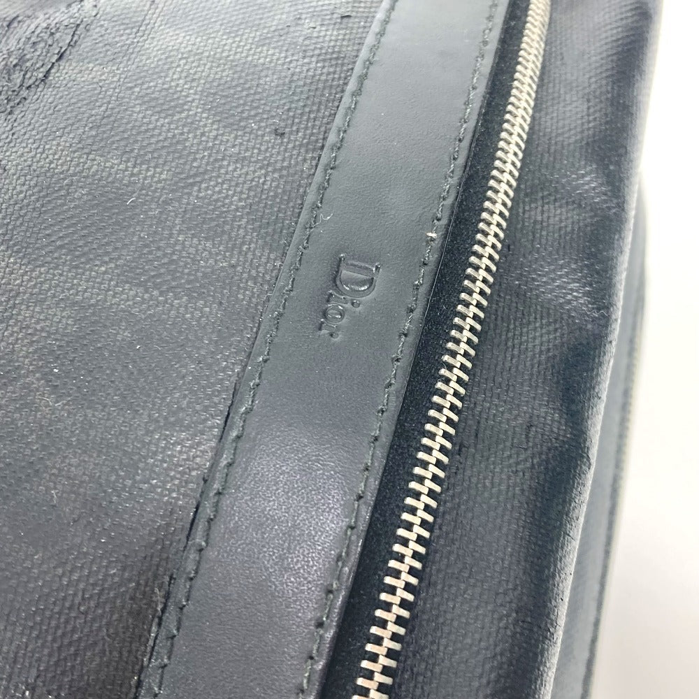 Dior business bag Leather / coated canvas black Trotter logo