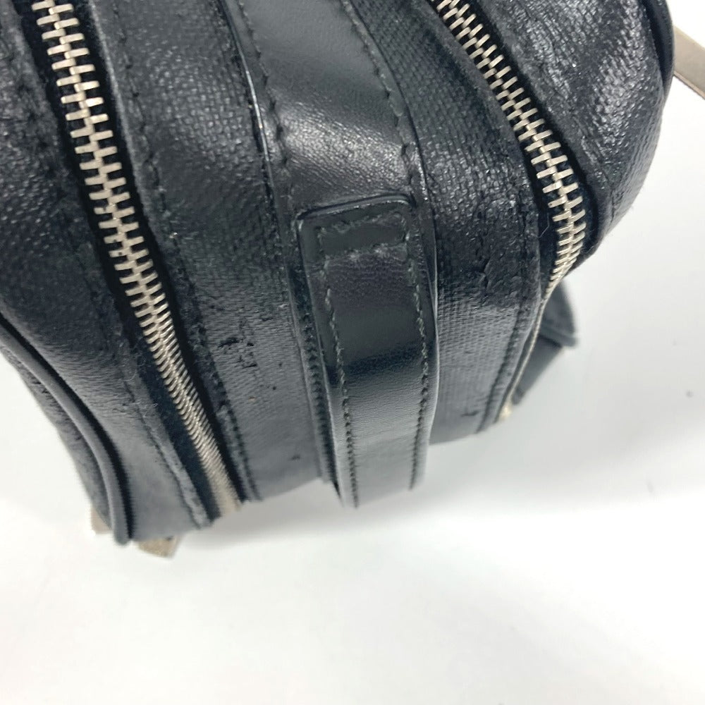 Dior business bag Leather / coated canvas black Trotter logo