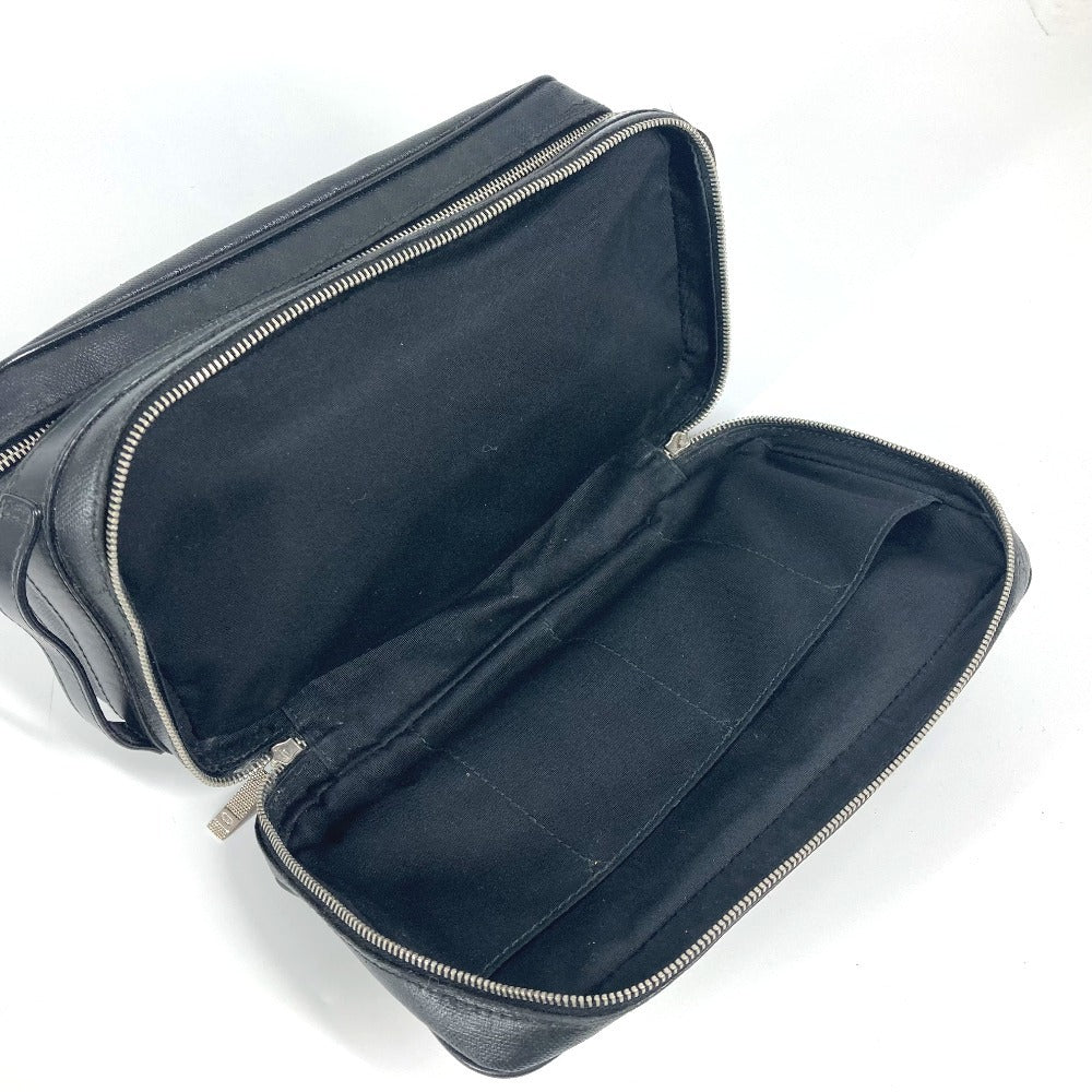 Dior business bag Leather / coated canvas black Trotter logo