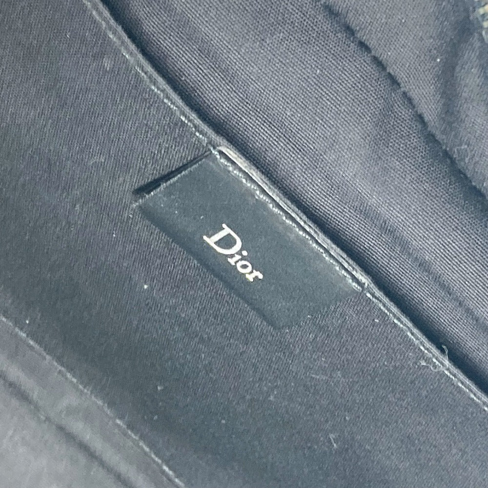 Dior business bag Leather / coated canvas black Trotter logo