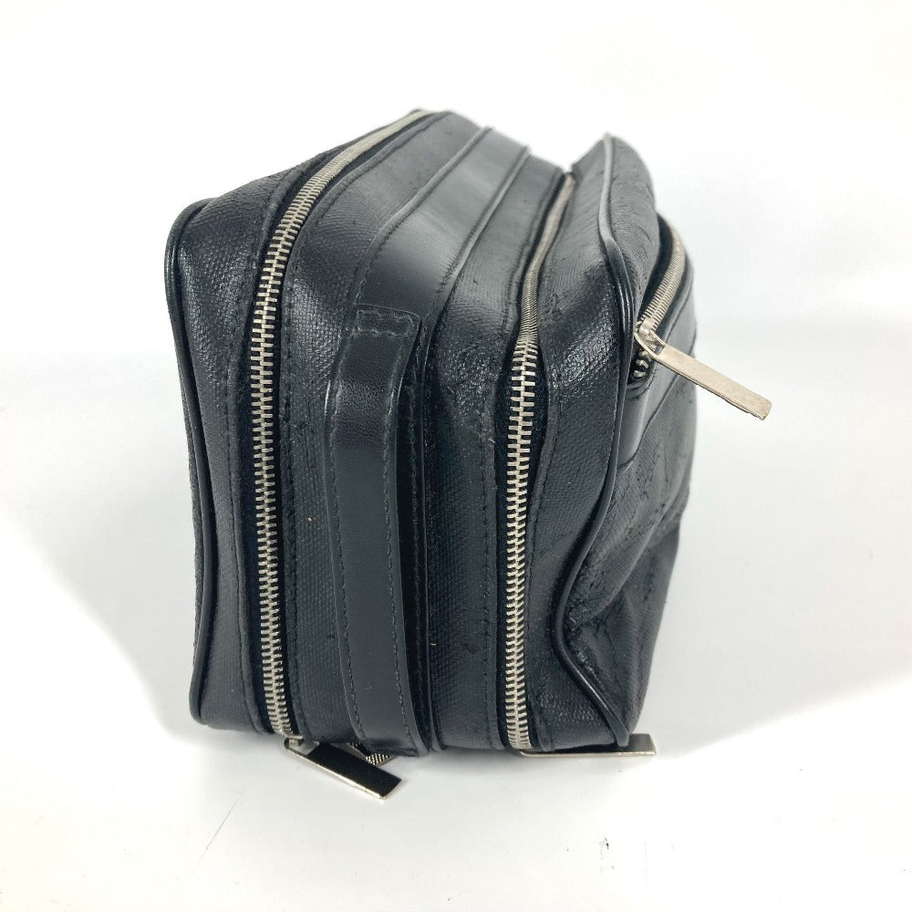Dior business bag Leather / coated canvas black Trotter logo