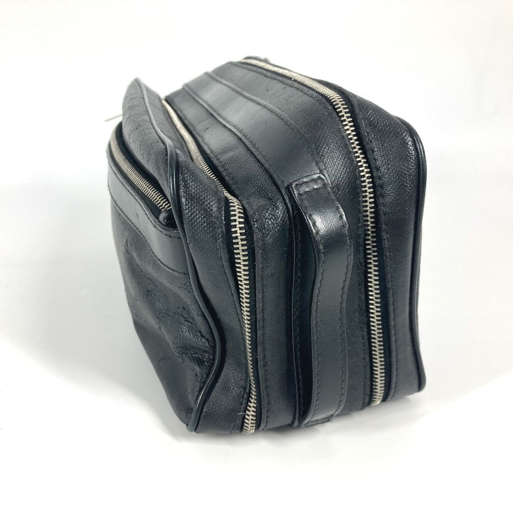 Dior business bag Leather / coated canvas black Trotter logo