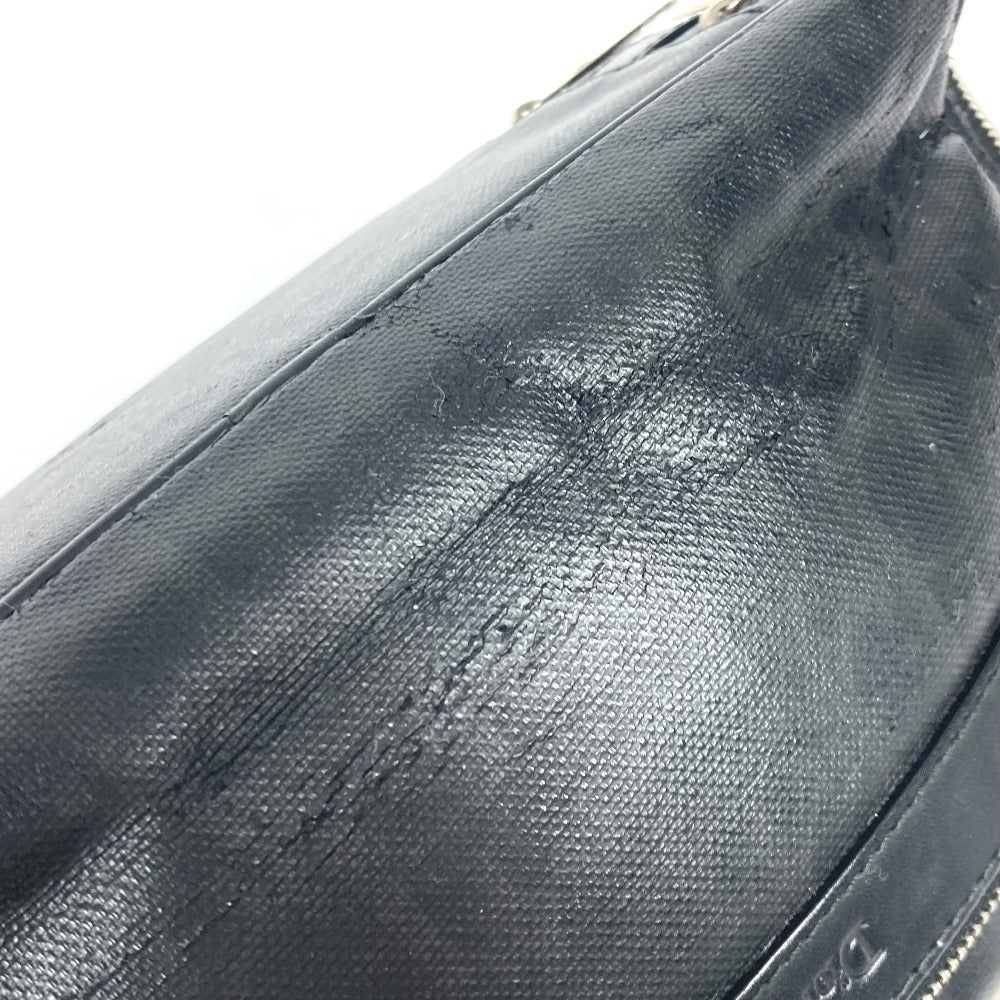 Dior business bag Leather / coated canvas black Trotter logo