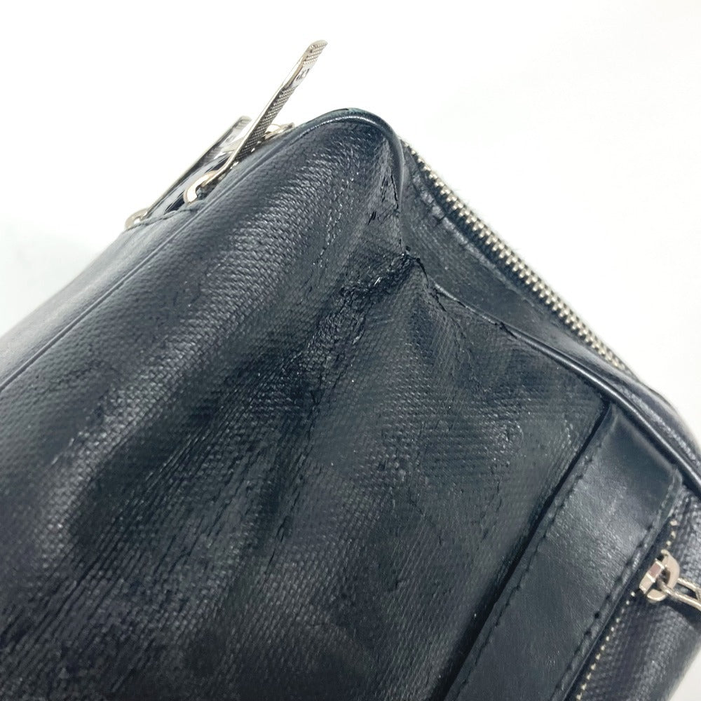 Dior business bag Leather / coated canvas black Trotter logo