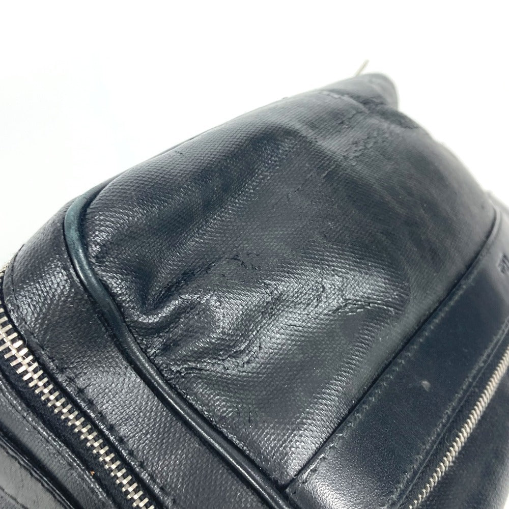 Dior business bag Leather / coated canvas black Trotter logo