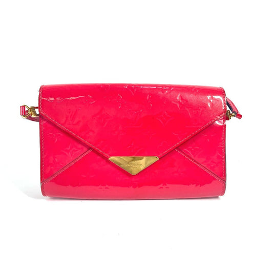 LOUIS VUITTON Shoulder Bag M90323 Monogram Vernis pink Monogram Vernis mirror Women Used Authentic
