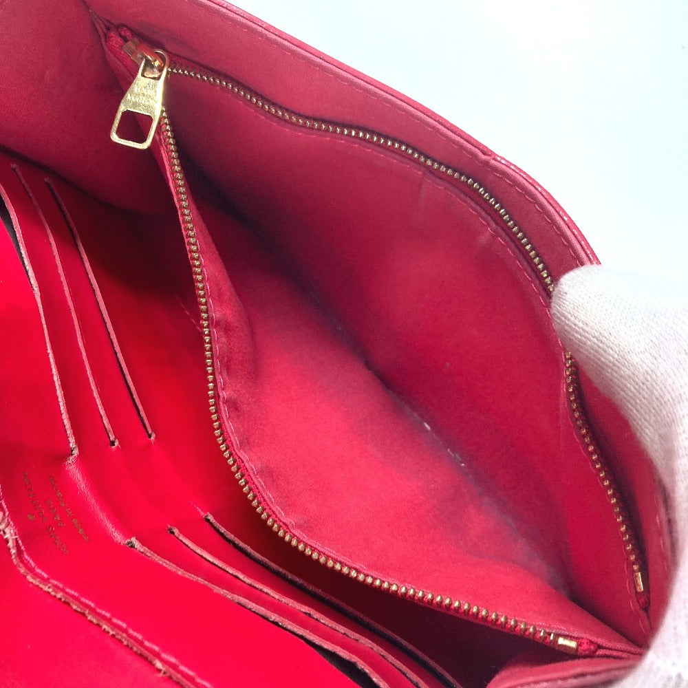 LOUIS VUITTON Shoulder Bag M90323 Monogram Vernis pink Monogram Vernis mirror Women Used Authentic