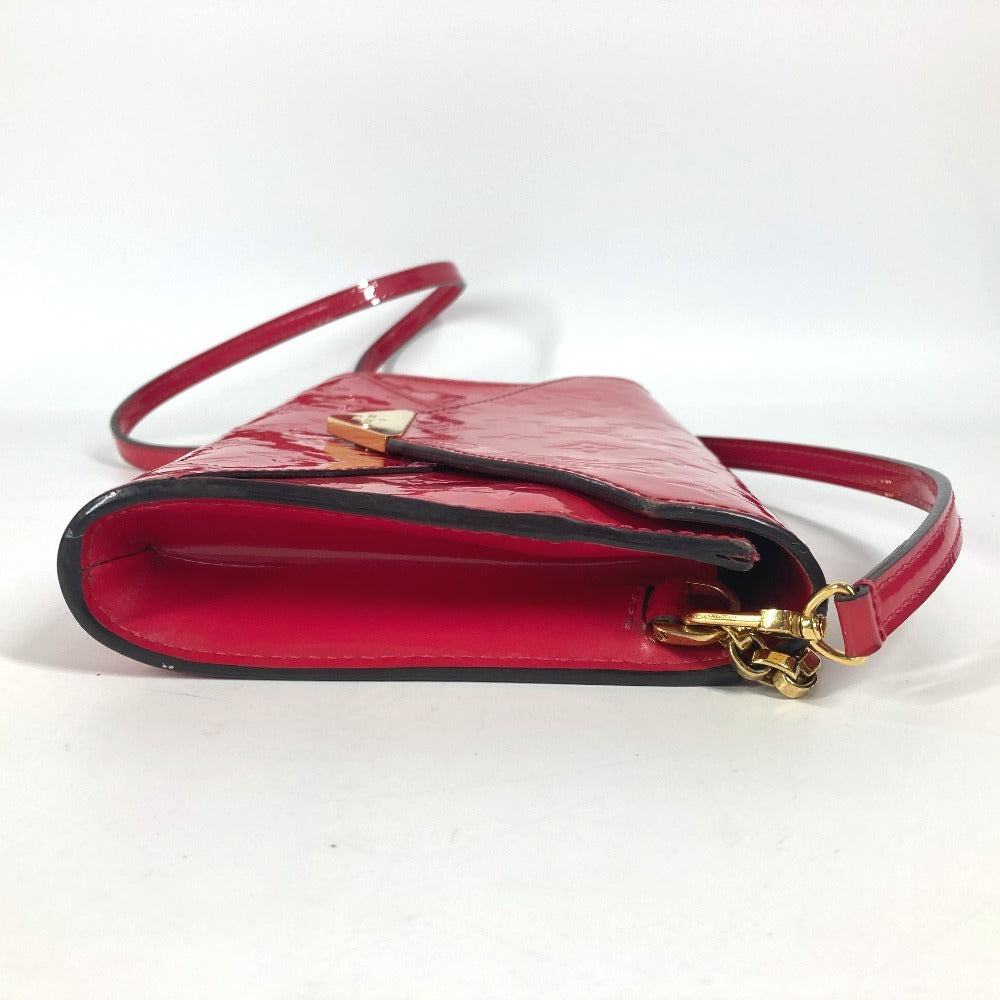LOUIS VUITTON Shoulder Bag M90323 Monogram Vernis pink Monogram Vernis mirror Women Used Authentic