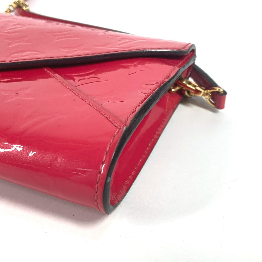 LOUIS VUITTON Shoulder Bag M90323 Monogram Vernis pink Monogram Vernis mirror Women Used Authentic