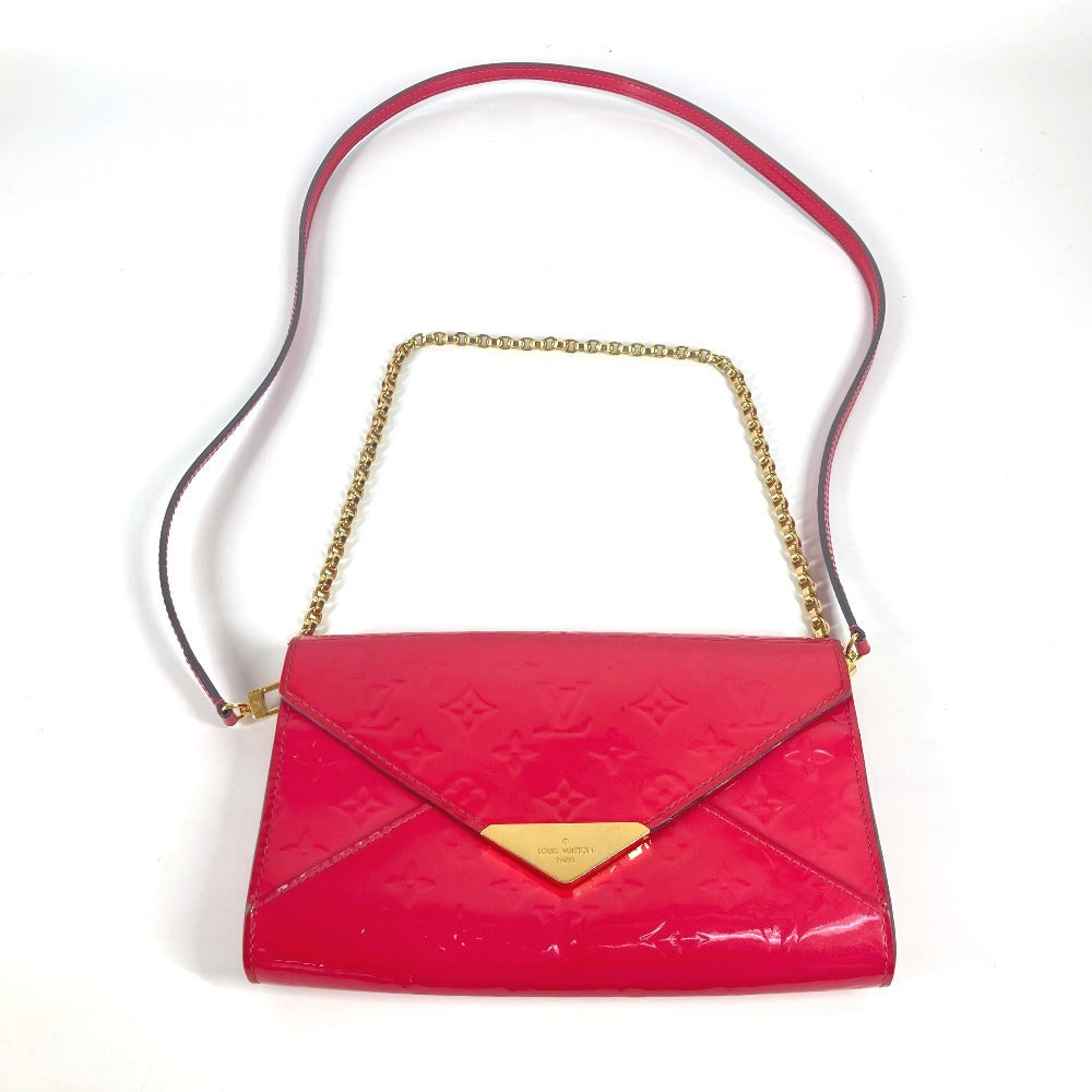 LOUIS VUITTON Shoulder Bag M90323 Monogram Vernis pink Monogram Vernis mirror Women Used Authentic