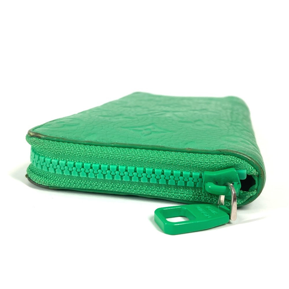 LOUIS VUITTON Long Wallet Purse M81549 Taurillon Clemence Leather green Monogram Taurillon Clemence Zippy Wallet Vertical