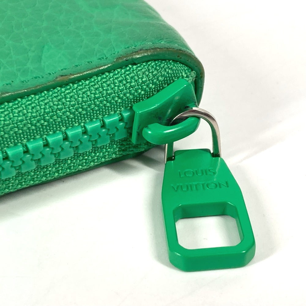 LOUIS VUITTON Long Wallet Purse M81549 Taurillon Clemence Leather green Monogram Taurillon Clemence Zippy Wallet Vertical