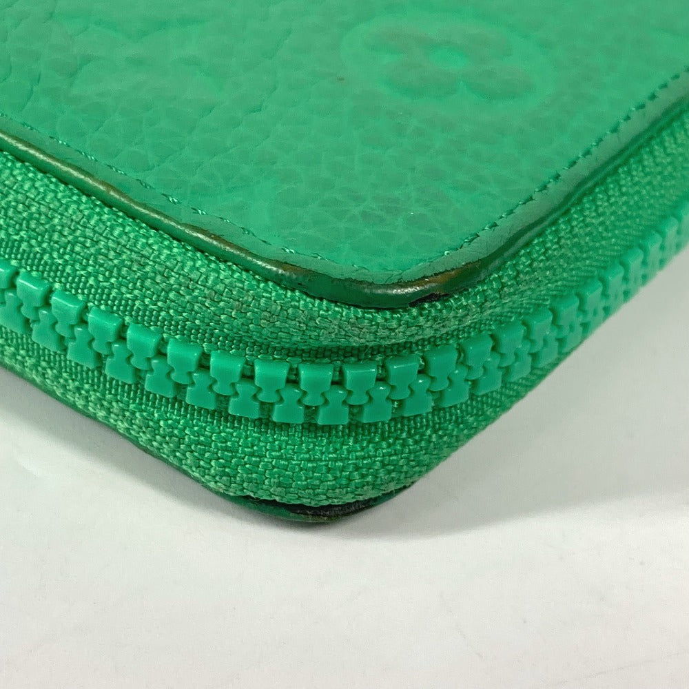LOUIS VUITTON Long Wallet Purse M81549 Taurillon Clemence Leather green Monogram Taurillon Clemence Zippy Wallet Vertical