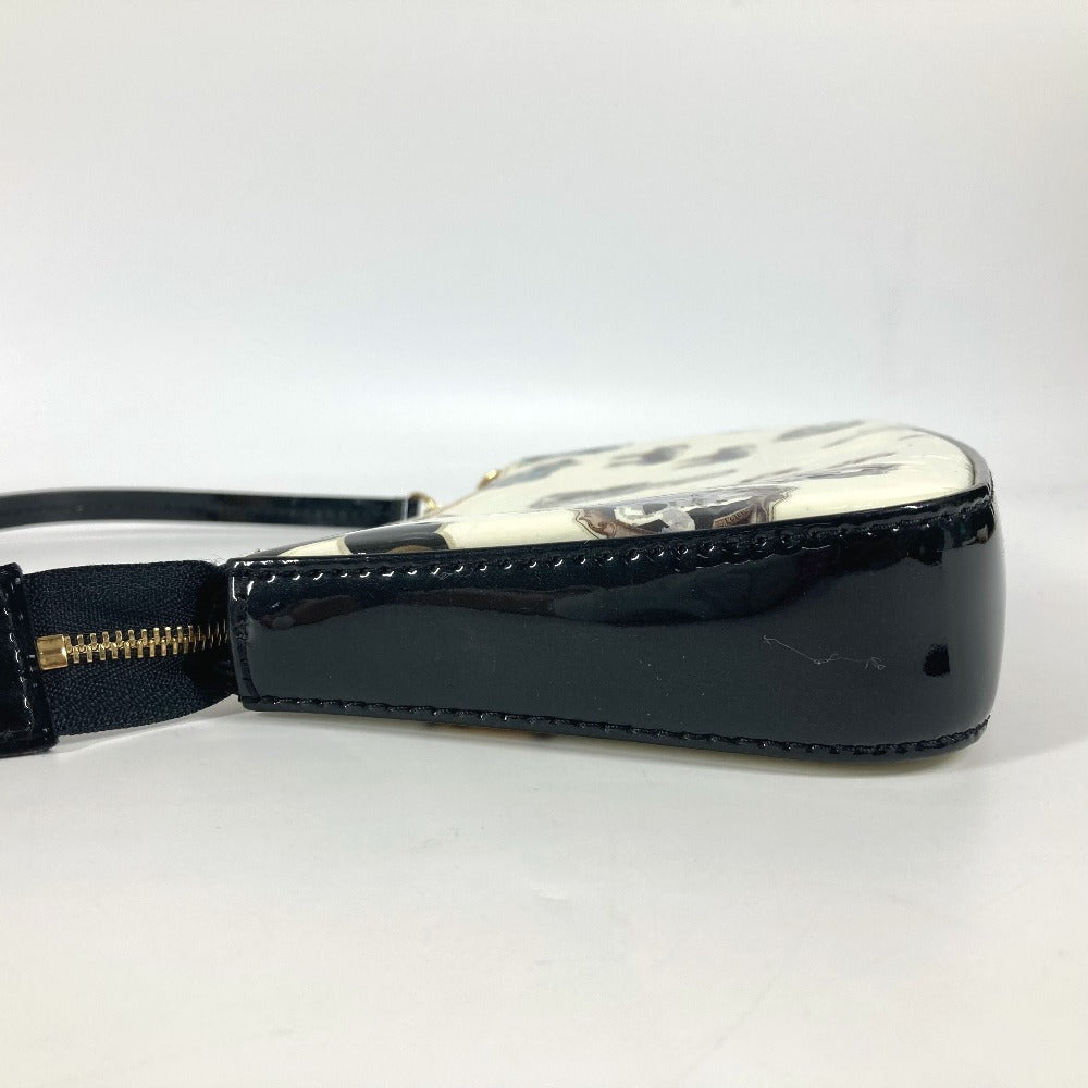 LOUIS VUITTON Shoulder Bag M90928 Patent leather white Vernis Sticker Pochette Accessoires