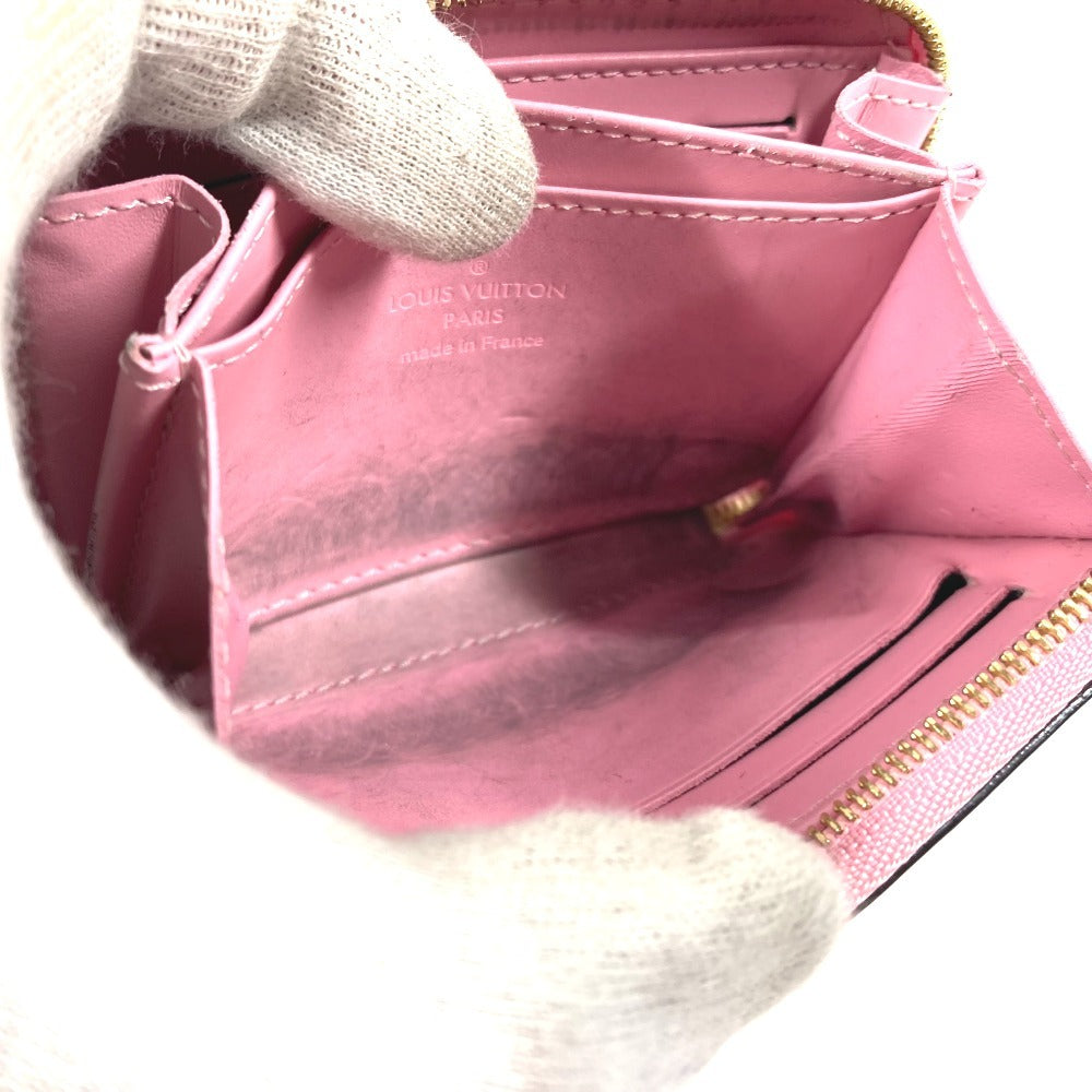 LOUIS VUITTON Coin case M90590 Monogram Vernis pink Monogram Vernis Japan exclusive color Zip around purse