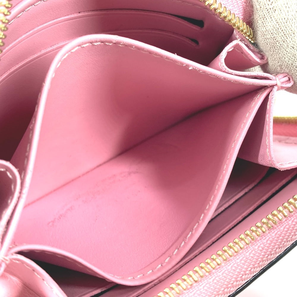 LOUIS VUITTON Coin case M90590 Monogram Vernis pink Monogram Vernis Japan exclusive color Zip around purse