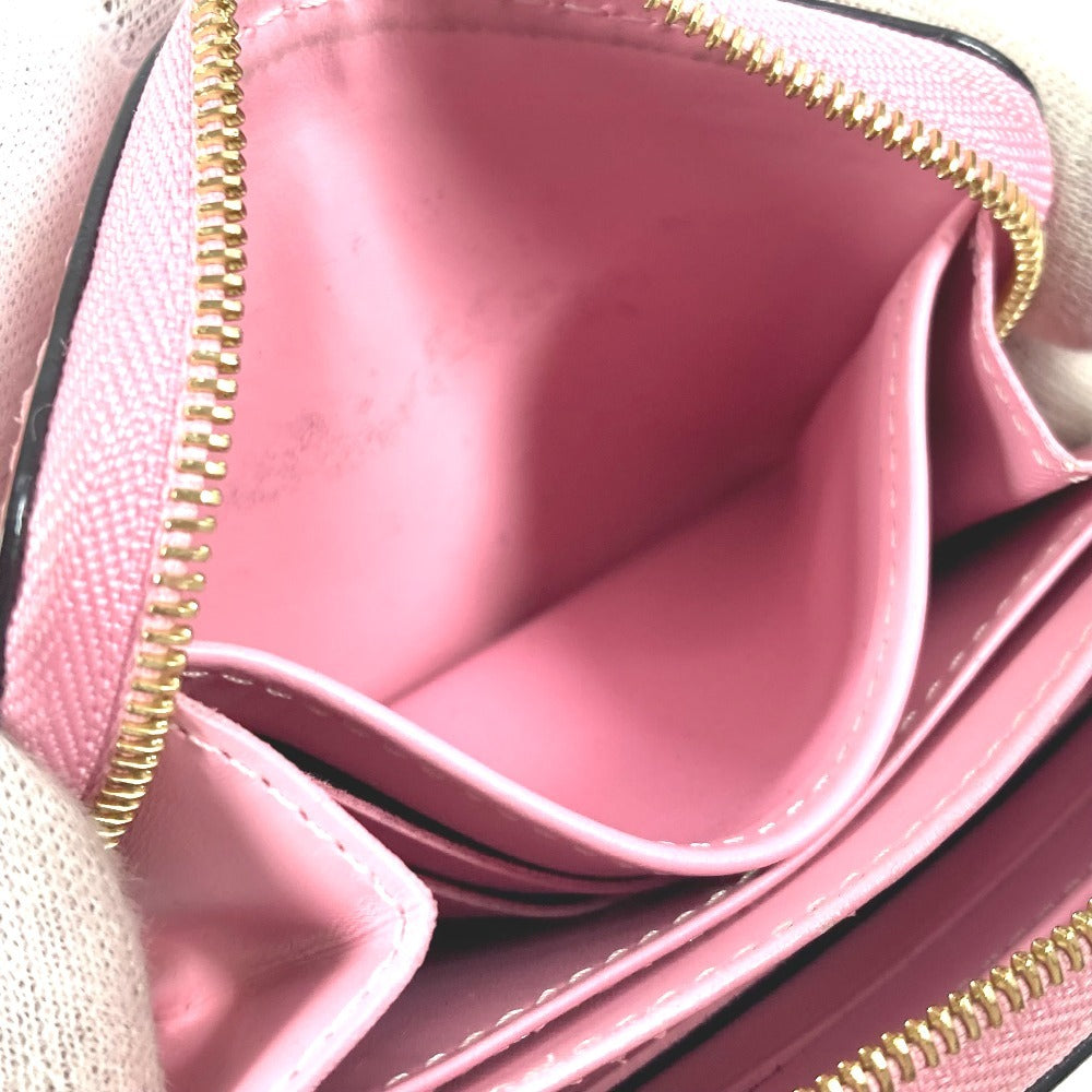 LOUIS VUITTON Coin case M90590 Monogram Vernis pink Monogram Vernis Japan exclusive color Zip around purse