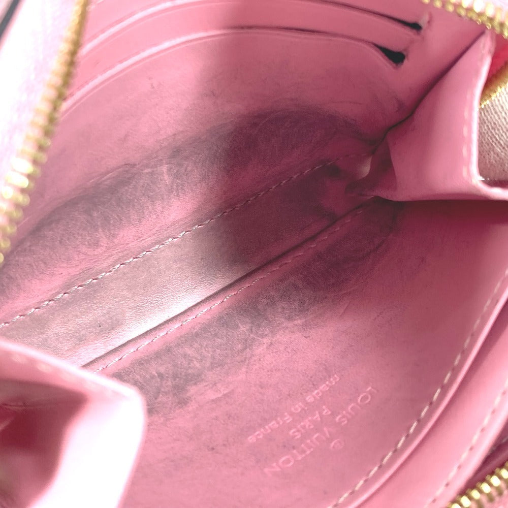 LOUIS VUITTON Coin case M90590 Monogram Vernis pink Monogram Vernis Japan exclusive color Zip around purse