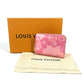 LOUIS VUITTON Coin case M90590 Monogram Vernis pink Monogram Vernis Japan exclusive color Zip around purse