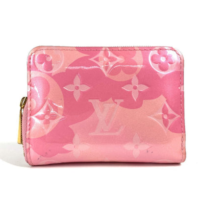 LOUIS VUITTON Coin case M90590 Monogram Vernis pink Monogram Vernis Japan exclusive color Zip around purse