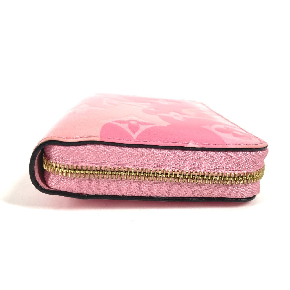 LOUIS VUITTON Coin case M90590 Monogram Vernis pink Monogram Vernis Japan exclusive color Zip around purse