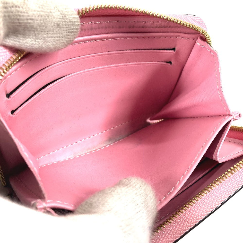 LOUIS VUITTON Coin case M90590 Monogram Vernis pink Monogram Vernis Japan exclusive color Zip around purse