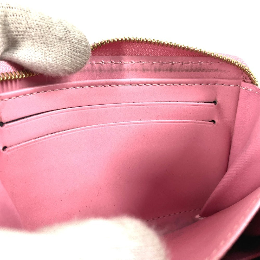 LOUIS VUITTON Coin case M90590 Monogram Vernis pink Monogram Vernis Japan exclusive color Zip around purse