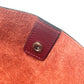 CELINE Shoulder Bag leather Red Pocket Chain