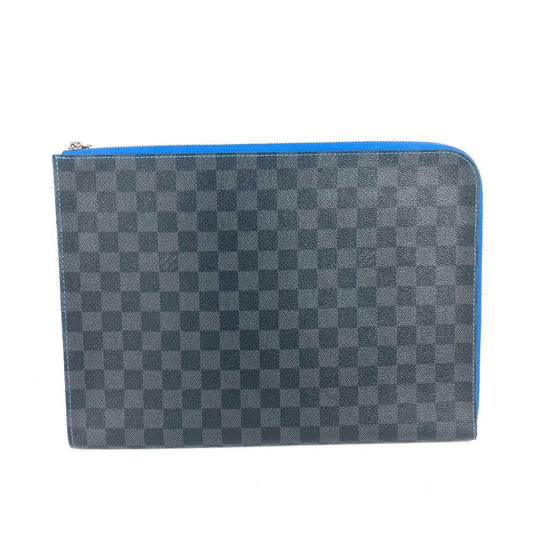 LOUIS VUITTON Clutch bag N64032 Damier Grafitto Canvas black Damier Grafitte Pochette Jules GM