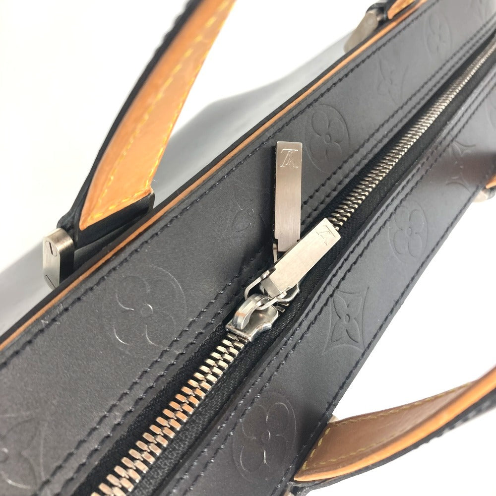 LOUIS VUITTON Business bag M55135 Monogram mat leather black Monogram mat Malden