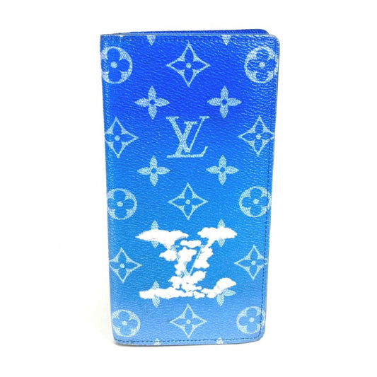 LOUIS VUITTON Long Wallet Purse M69680 Monogram canvas blue Monogram Clouds Portefeuille Braza