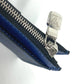 LOUIS VUITTON Coin case M30270 Taiga Leather, Monogram Canvas blue Taigalama Coin card holder