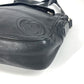 GUCCI Shoulder Bag 337084 leather black logo interlocking G