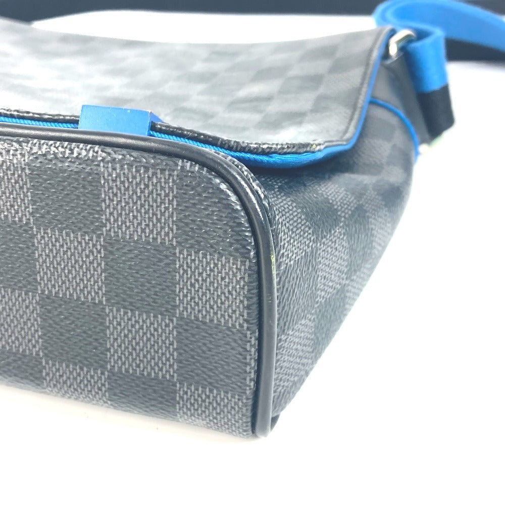 LOUIS VUITTON Shoulder Bag N42420 Damier Grafitto Canvas black Damier Grafitte District PM