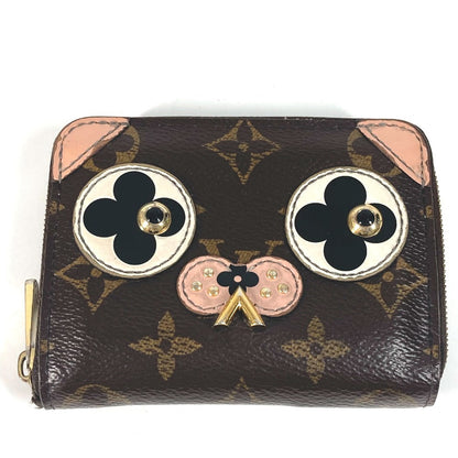 LOUIS VUITTON Coin case M62310 Monogram canvas Brown Monogram Zip around purse