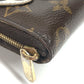 LOUIS VUITTON Coin case M62310 Monogram canvas Brown Monogram Zip around purse