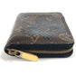 LOUIS VUITTON Coin case M62547 Monogram canvas Brown Monogram Blossom Floral Zip around purse