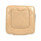 CHANEL Pouch leather beige Cambon line CC COCO Mark