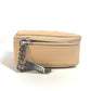 CHANEL Pouch leather beige Cambon line CC COCO Mark