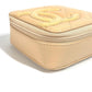 CHANEL Pouch leather beige Cambon line CC COCO Mark