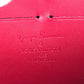 LOUIS VUITTON Long Wallet Purse M91572 Patent leather Red Vernis Dot Infinity Zippy wallet