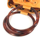 CHANEL Handbag leather Orange vintage CC COCO Mark Matelasse Quilting